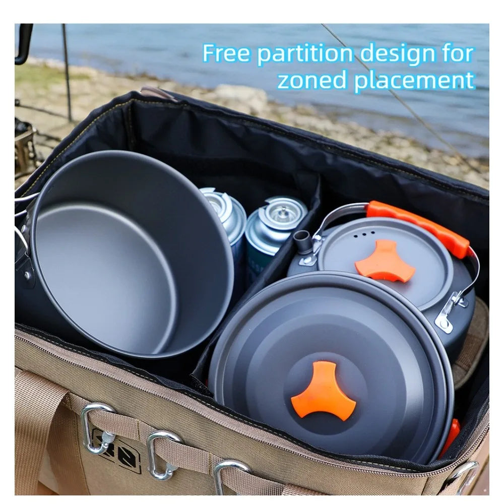 Waterproof Camping Storage Bag — Large Outdoor Cookware Organizer