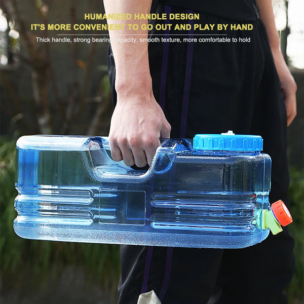 1.5 / 2.6 Gallon Outdoor Water Bucket — Portable Camping Water Tank