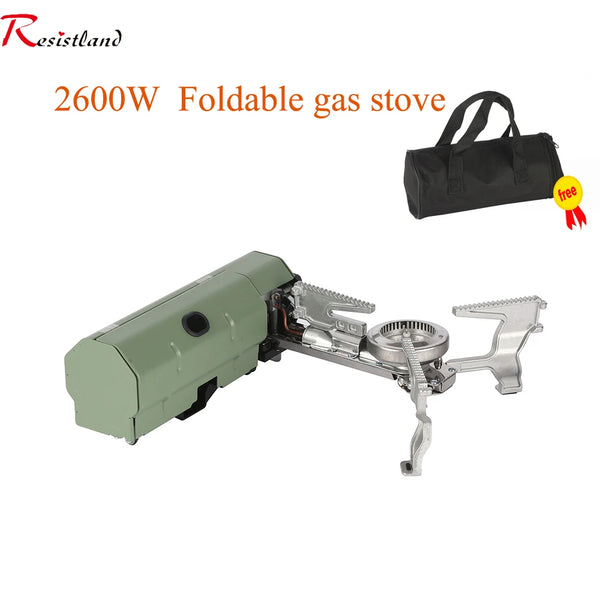 2,600W Portable Folding Camping Stove — Outdoor Hiking & BBQ Burner
