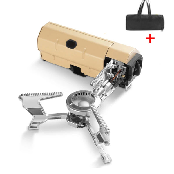 2,600W Camping Cassette Stove — Folding Outdoor Gas Burner