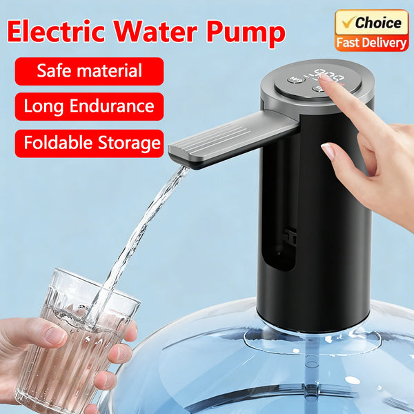 USB-C Foldable Electric Water Dispenser Pump — Quiet Automatic Flow
