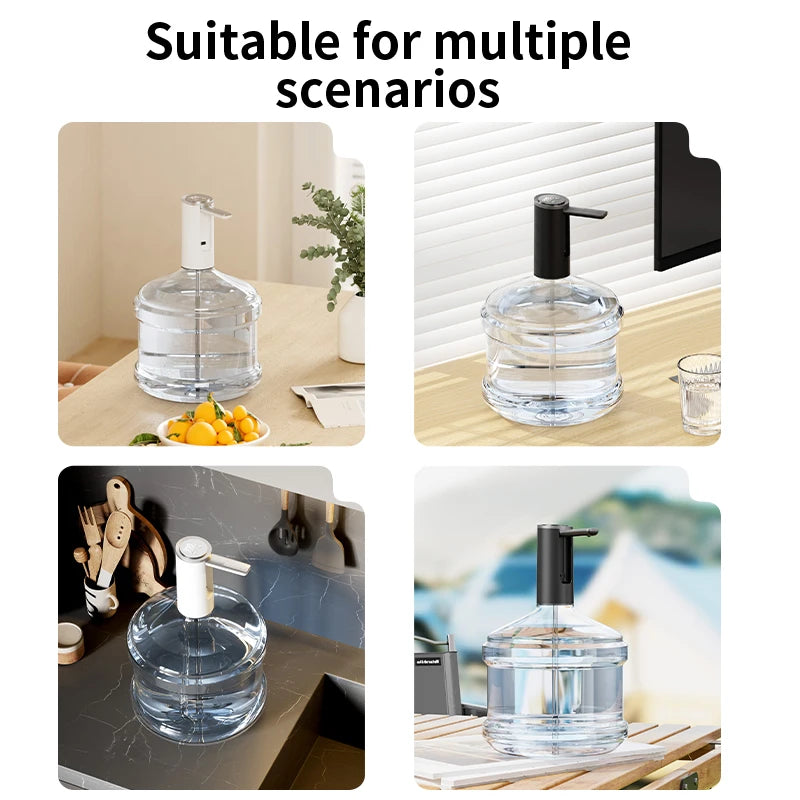 USB-C Foldable Electric Water Dispenser Pump — Quiet Automatic Flow