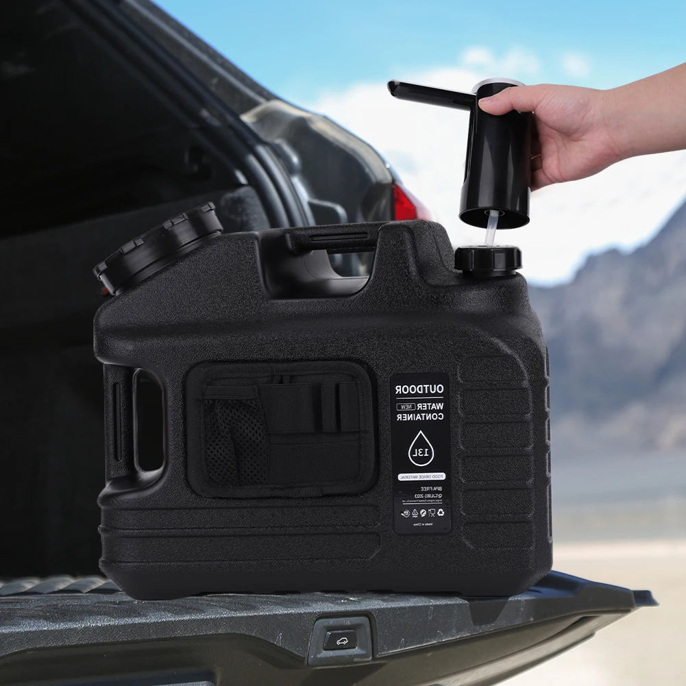 13L Camping Water Container with Faucet — Emergency Water Tank
