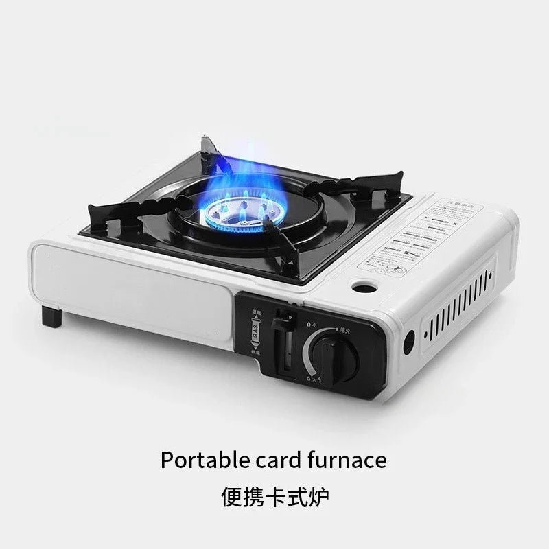 Portable Butane Cassette Stove — Single Burner for Camping, Hot Pot & RV