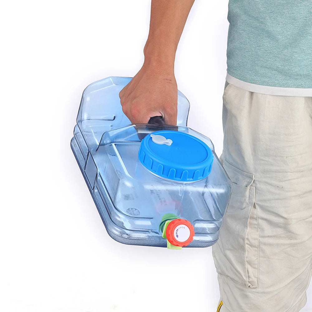 5.5L / 10L Outdoor Water Bucket — Portable Camping Water Tank