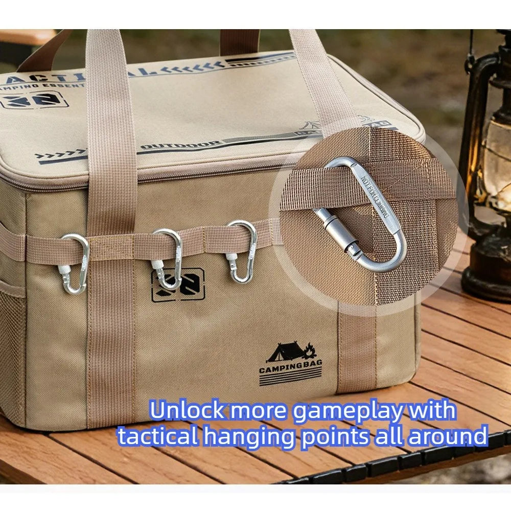 Waterproof Camping Storage Bag — Large Outdoor Cookware Organizer