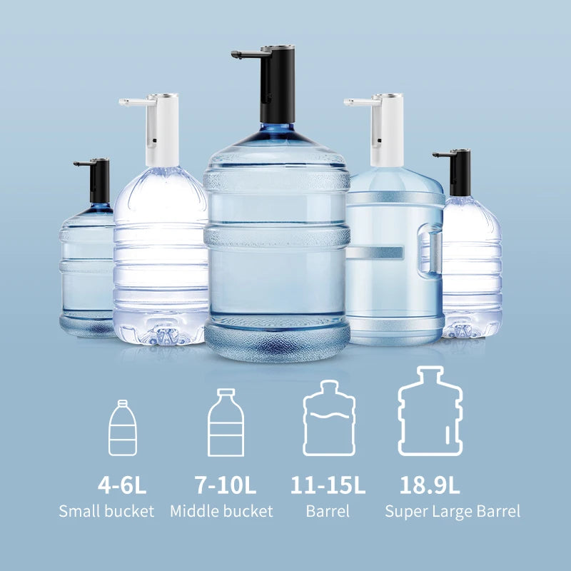 USB-C Foldable Electric Water Dispenser Pump — Quiet Automatic Flow