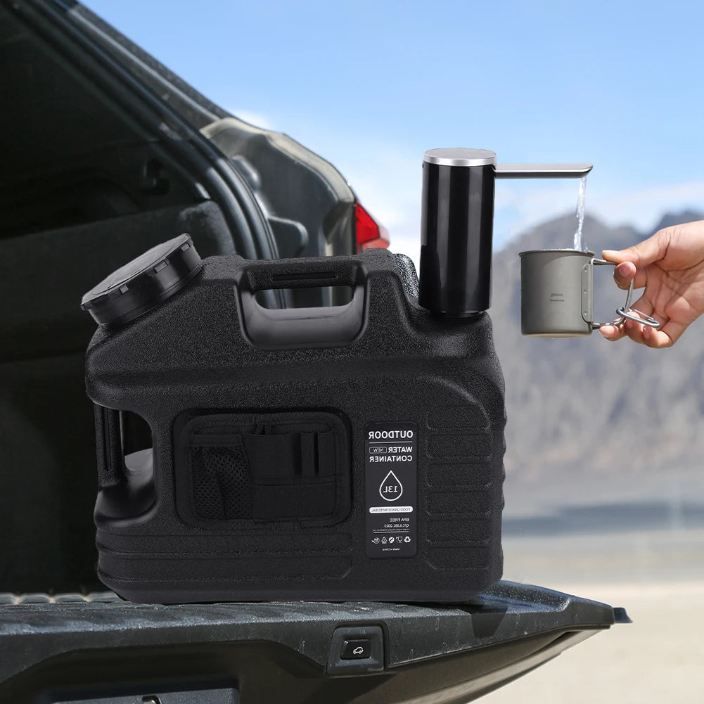 13L Camping Water Container with Faucet — Emergency Water Tank