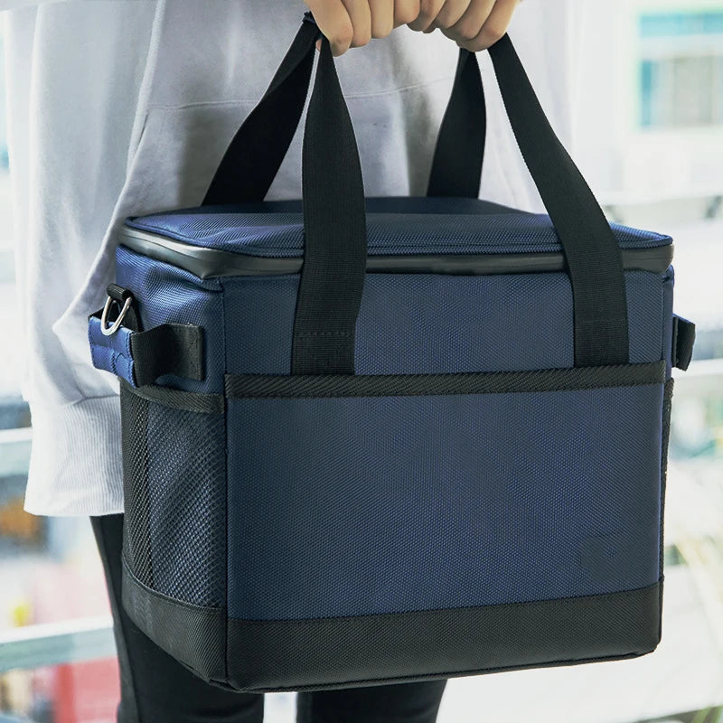 Large Insulated Cooler Bag — Portable Thermal Food & Drink Carrier