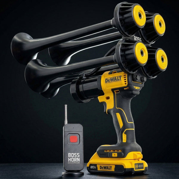 Boss Series Wildlife Deterrent Camp Horn — Runs on DeWalt® 20V Battery