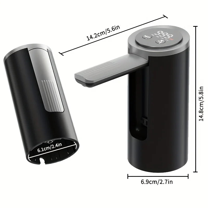 USB-C Foldable Electric Water Dispenser Pump — Quiet Automatic Flow