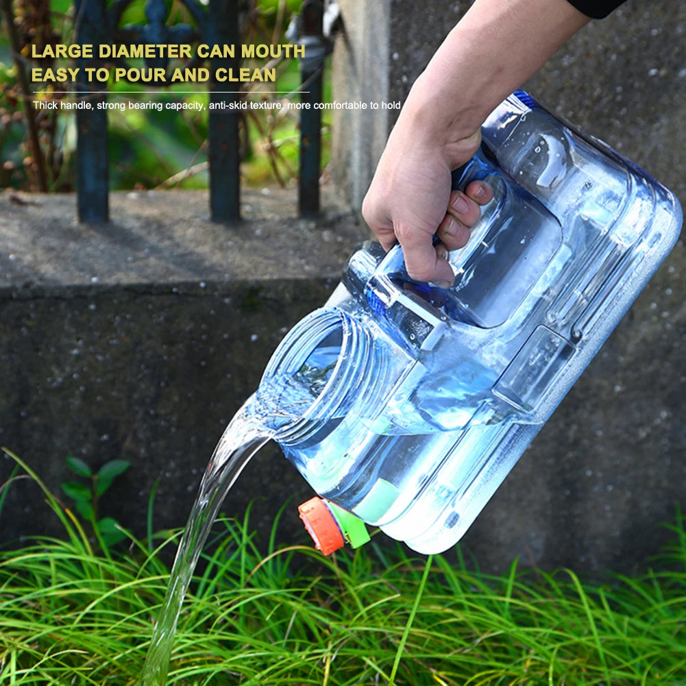 5.5L / 10L Outdoor Water Bucket — Portable Camping Water Tank