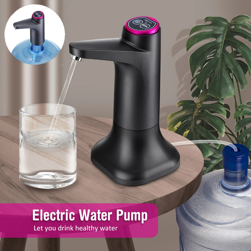 Automatic USB Water Dispenser Pump — Button-Control Bottle Spout
