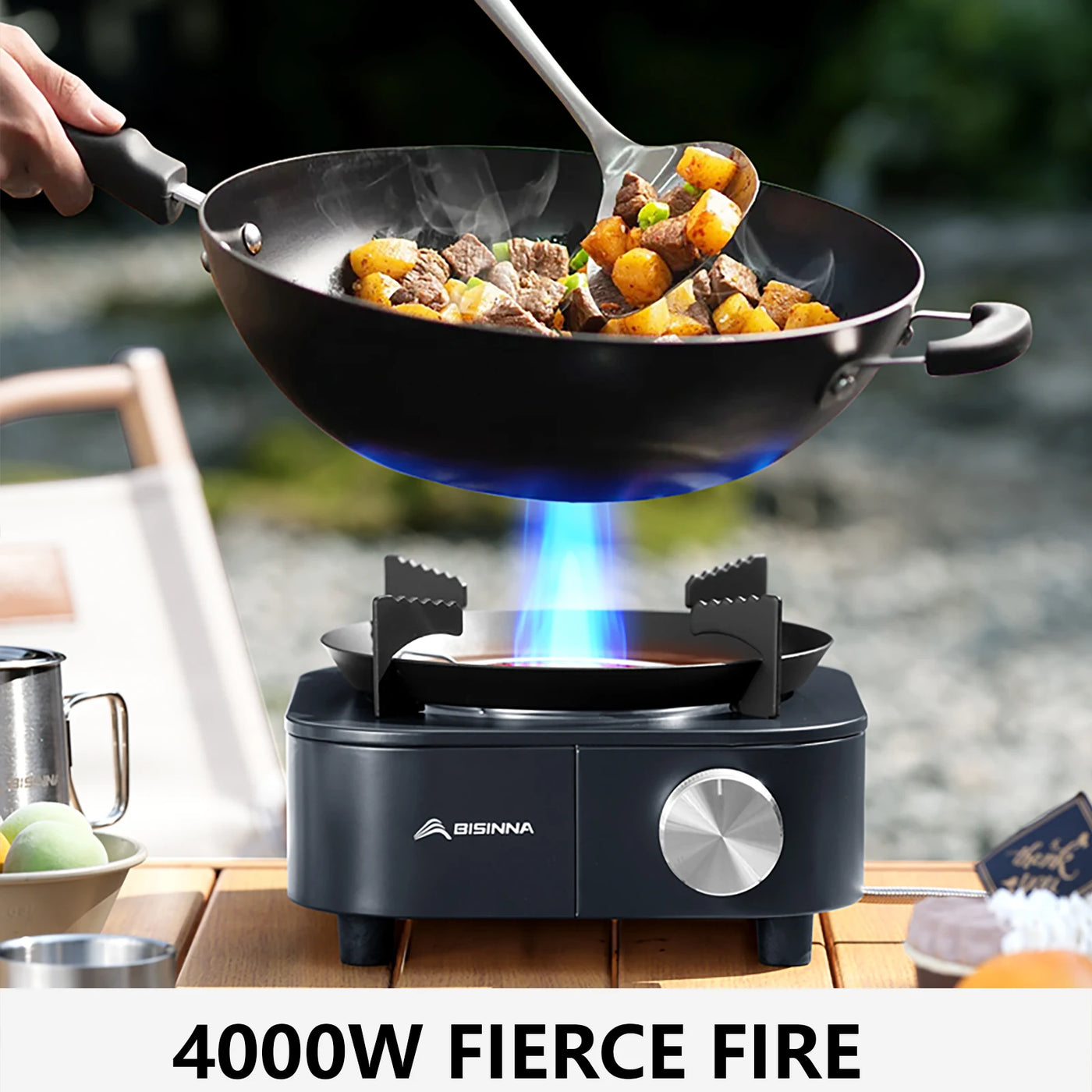 BISINNA 4000W Infrared Split-Type Portable Gas Burner