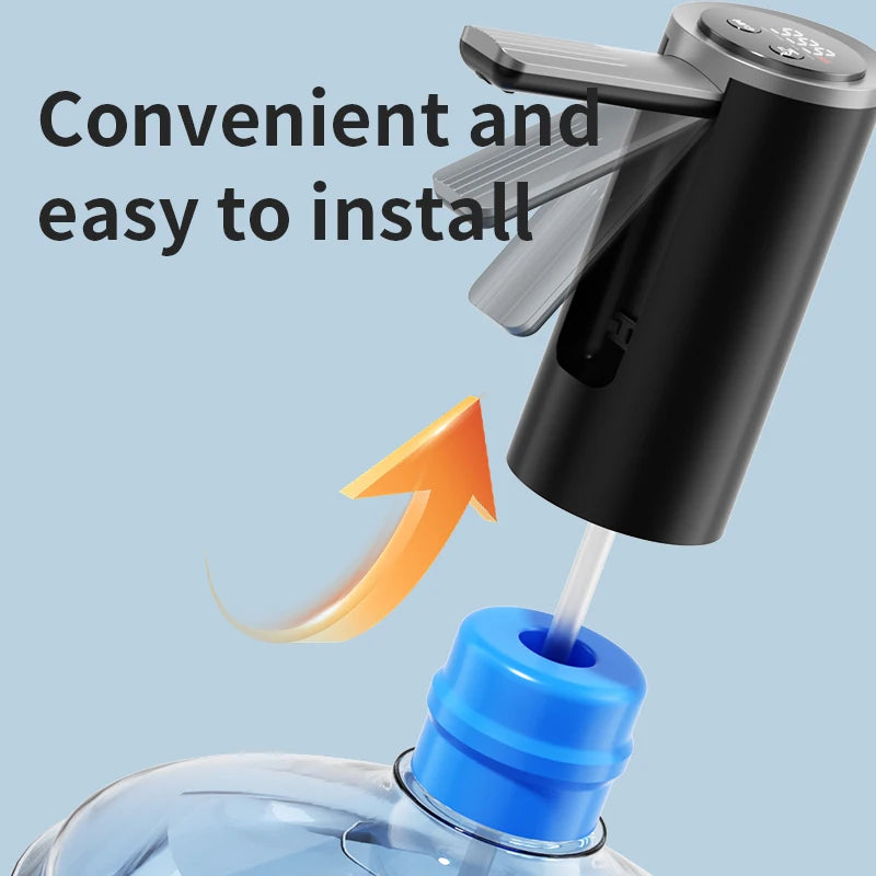 USB-C Foldable Electric Water Dispenser Pump — Quiet Automatic Flow