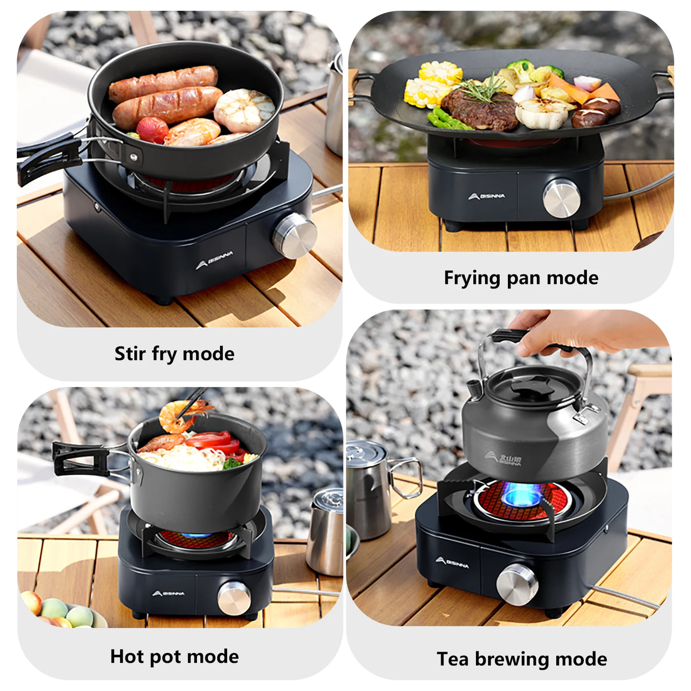BISINNA 4000W Infrared Split-Type Portable Gas Burner