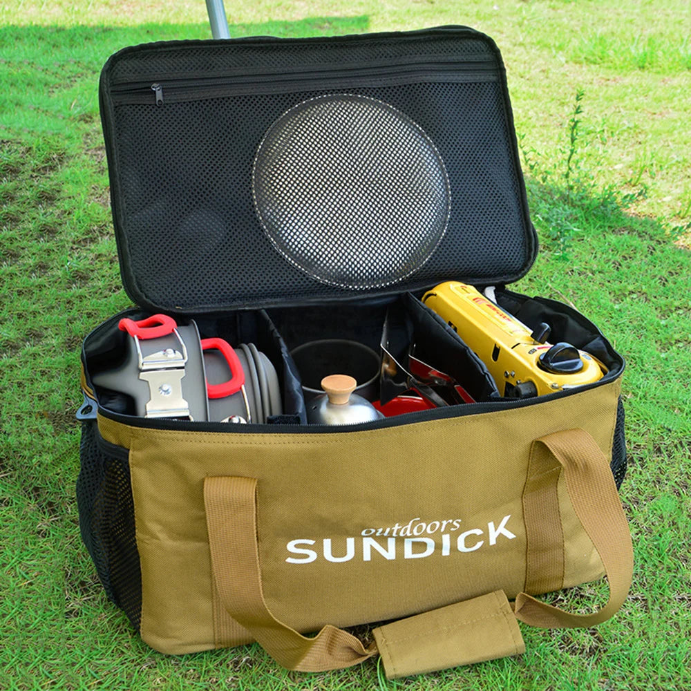 Outdoor Picnic Cooler Bag — Thermal Insulated Organizer Tote