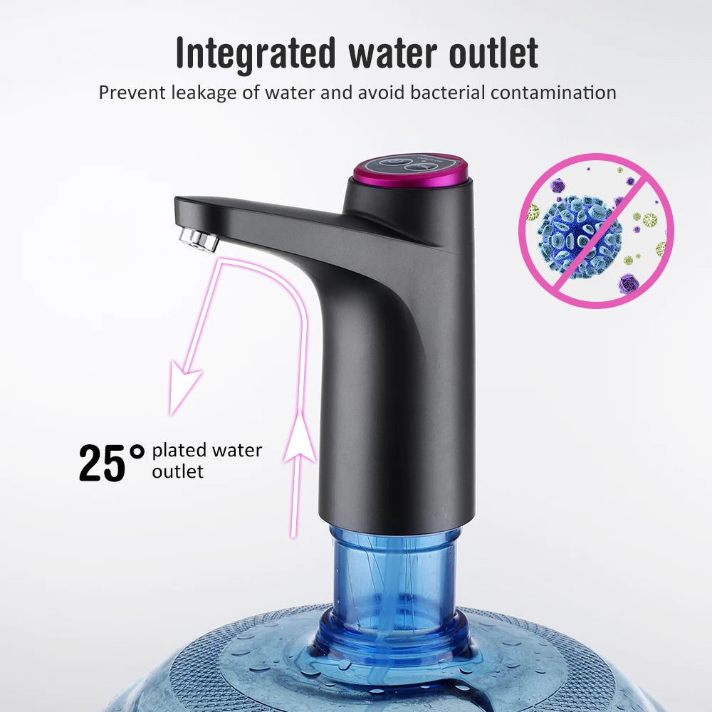 Automatic USB Water Dispenser Pump — Button-Control Bottle Spout