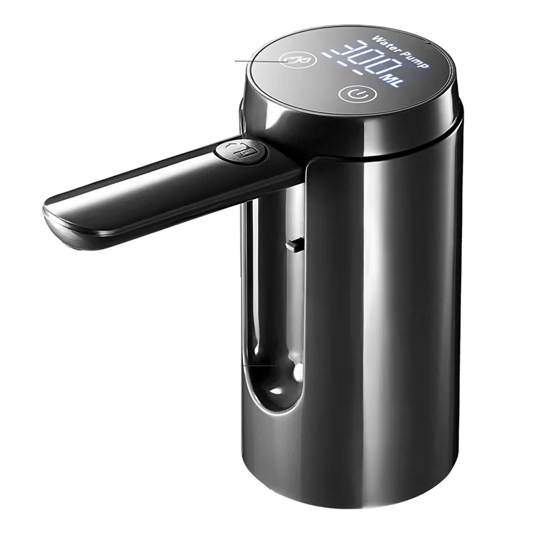 Foldable Helical Faucet Water Pump — Touch Control for 5-Gallon Bottles