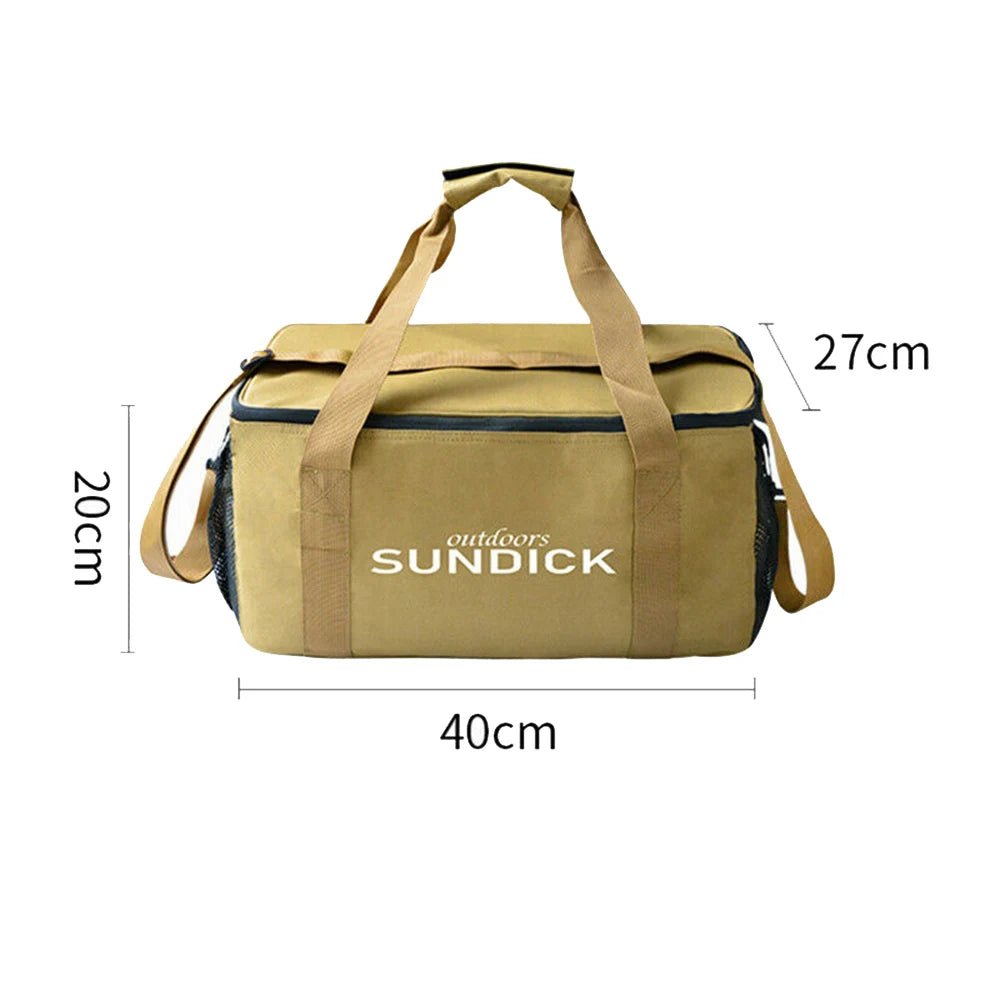 Outdoor Picnic Cooler Bag — Thermal Insulated Organizer Tote