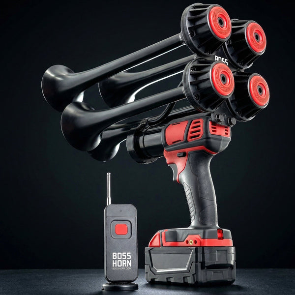 Boss Series Wildlife Deterrent Camp Horn — Runs on Milwaukee® 18V Battery