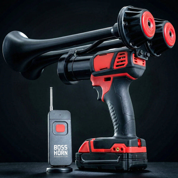 Dual Wildlife Deterrent Camp Horn — Runs on Milwaukee® 18V Battery