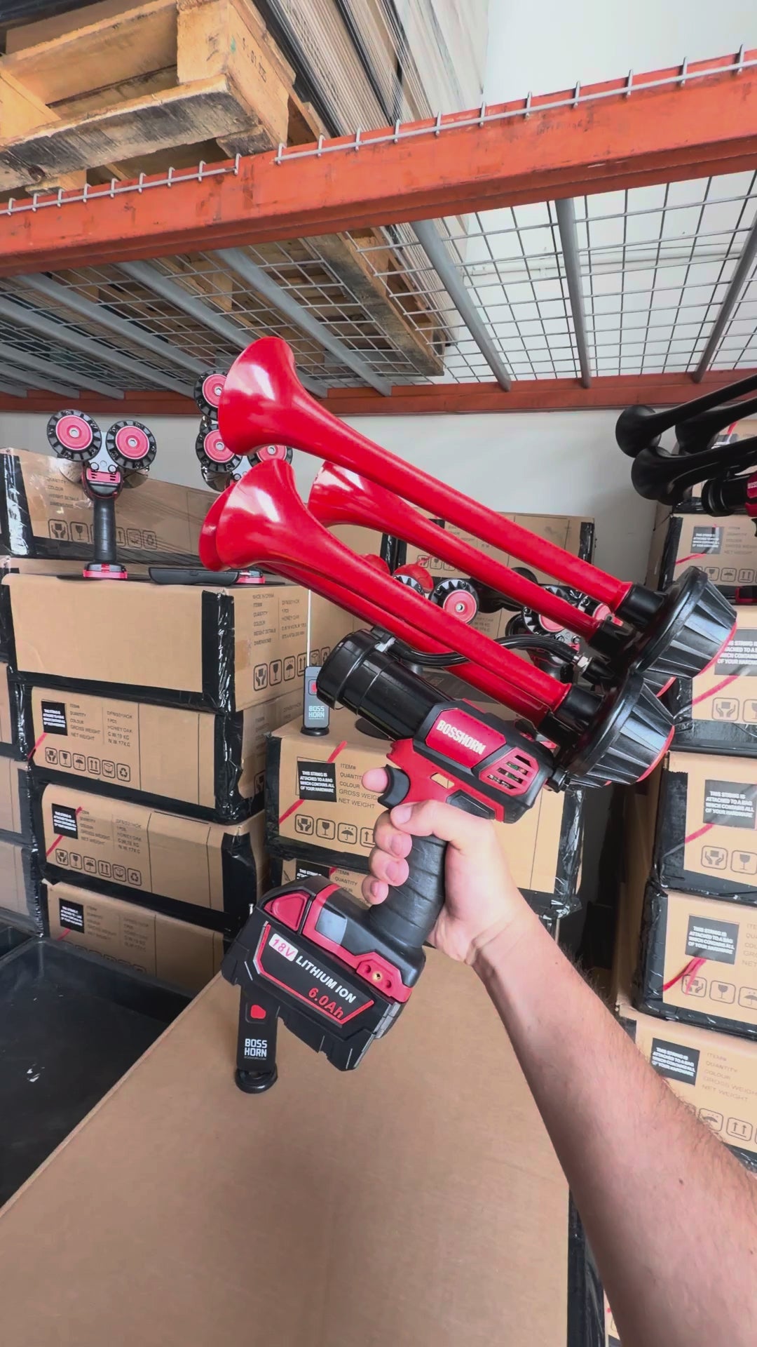 Boss Series camp horn video