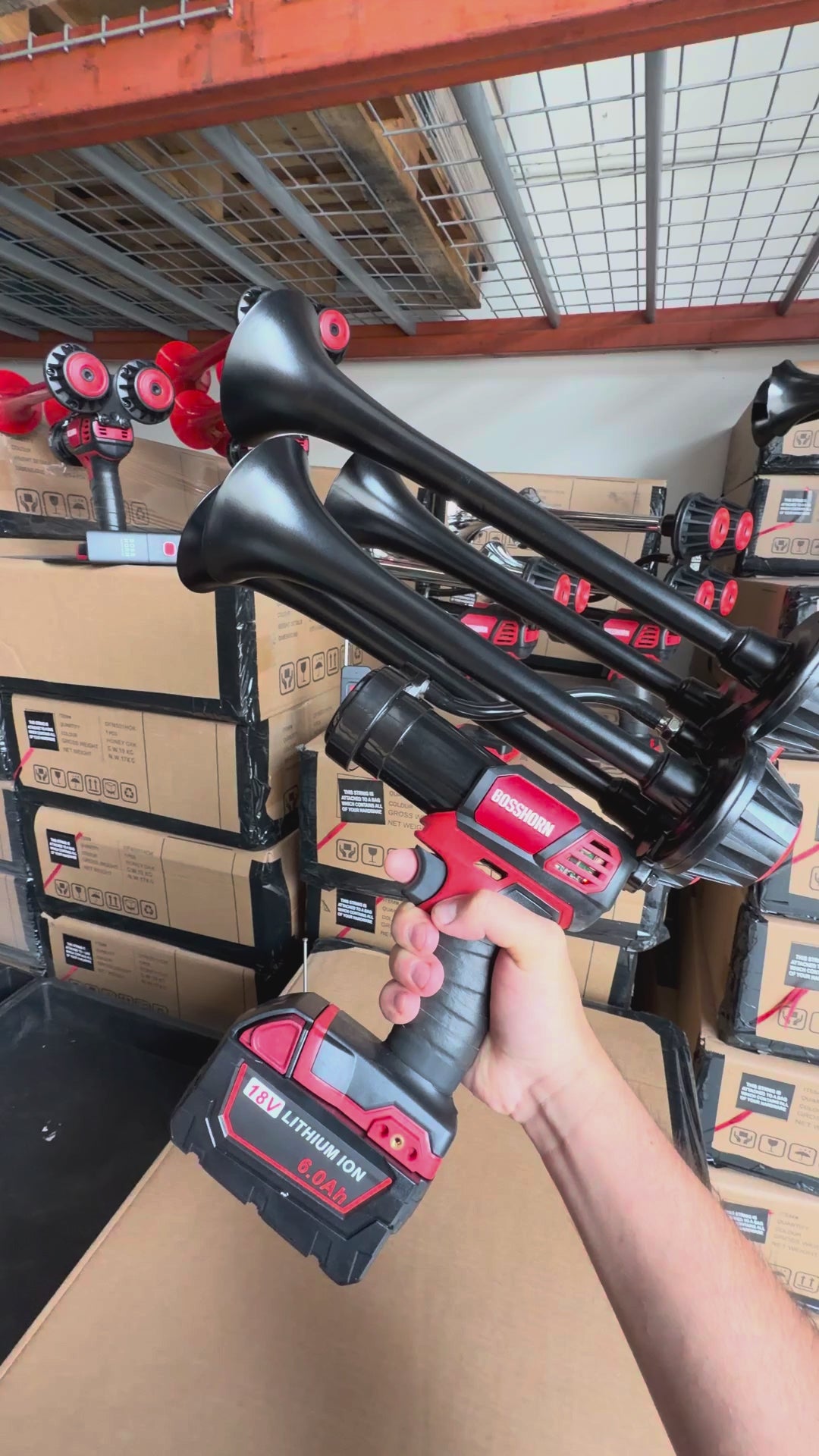 Boss Series camp horn video